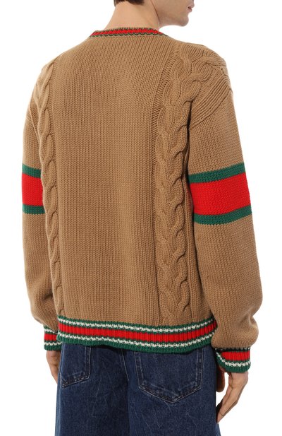 Шерстяной свитер GUCCI, арт. 599310 XKA32, фото 4