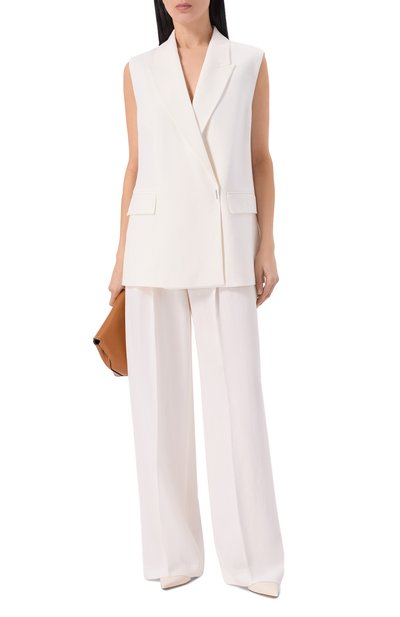 Брюки изо льна и вискозы BOSS, арт. 50557443, фото 2