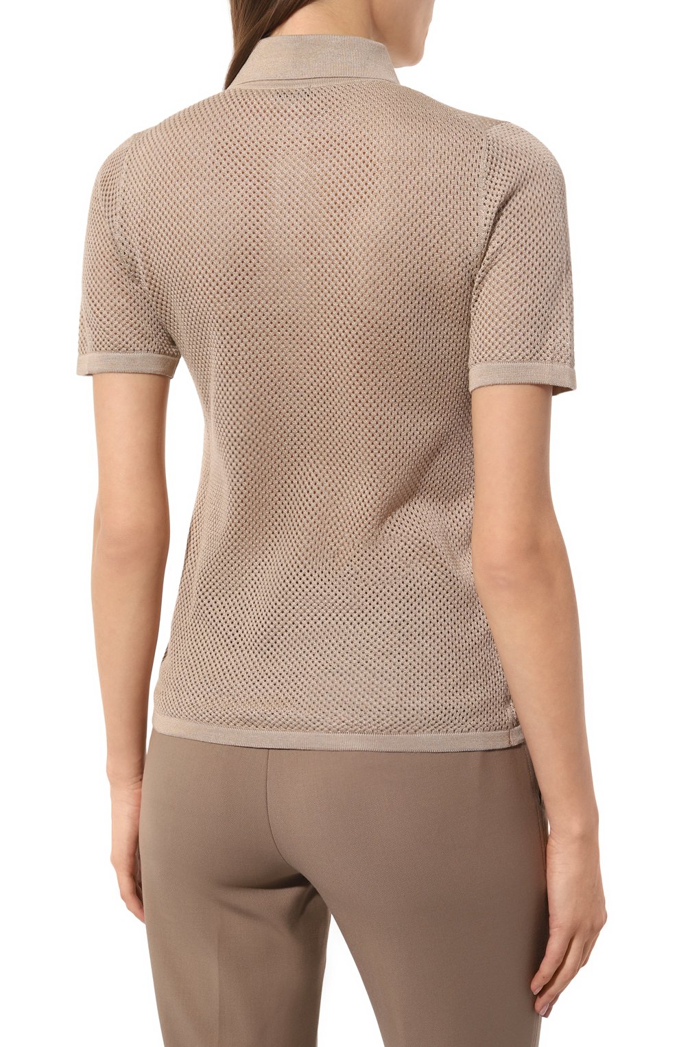 Шелковое поло KITON, арт. D55714DES, фото 4