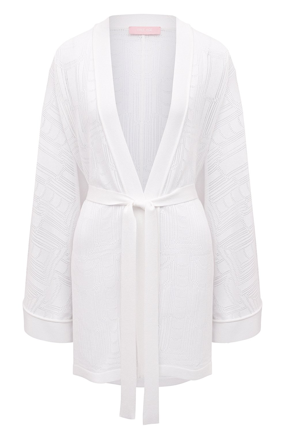 Кардиган из вискозы FREEAGE белого цвета по цене 54000 руб., арт. S23.CR041.7000.100, фото 1 Кардиган из вискозы FREEAGE, арт. S23.CR041.7000.100, фото 1
