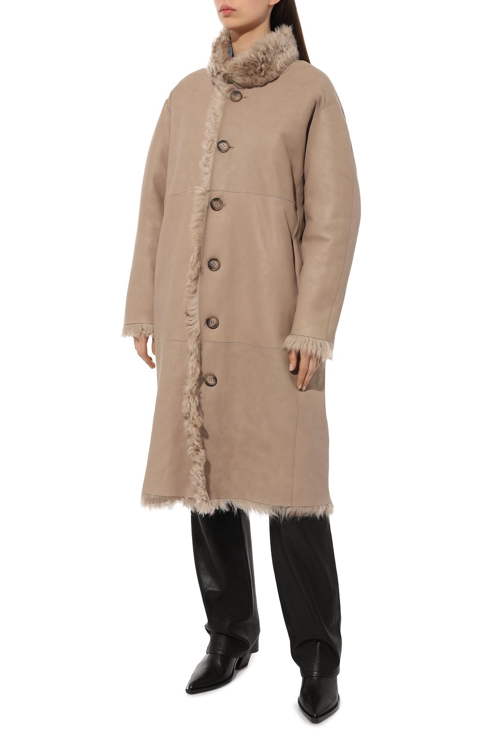 Двусторонняя дубленка из овчины CHAUD STUDIO, арт. TIGRADOCOAT22, фото 3