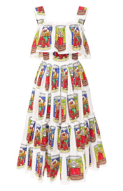 Женское хлопковое платье DOLCE & GABBANA, арт. F6E1XT/HS5EF