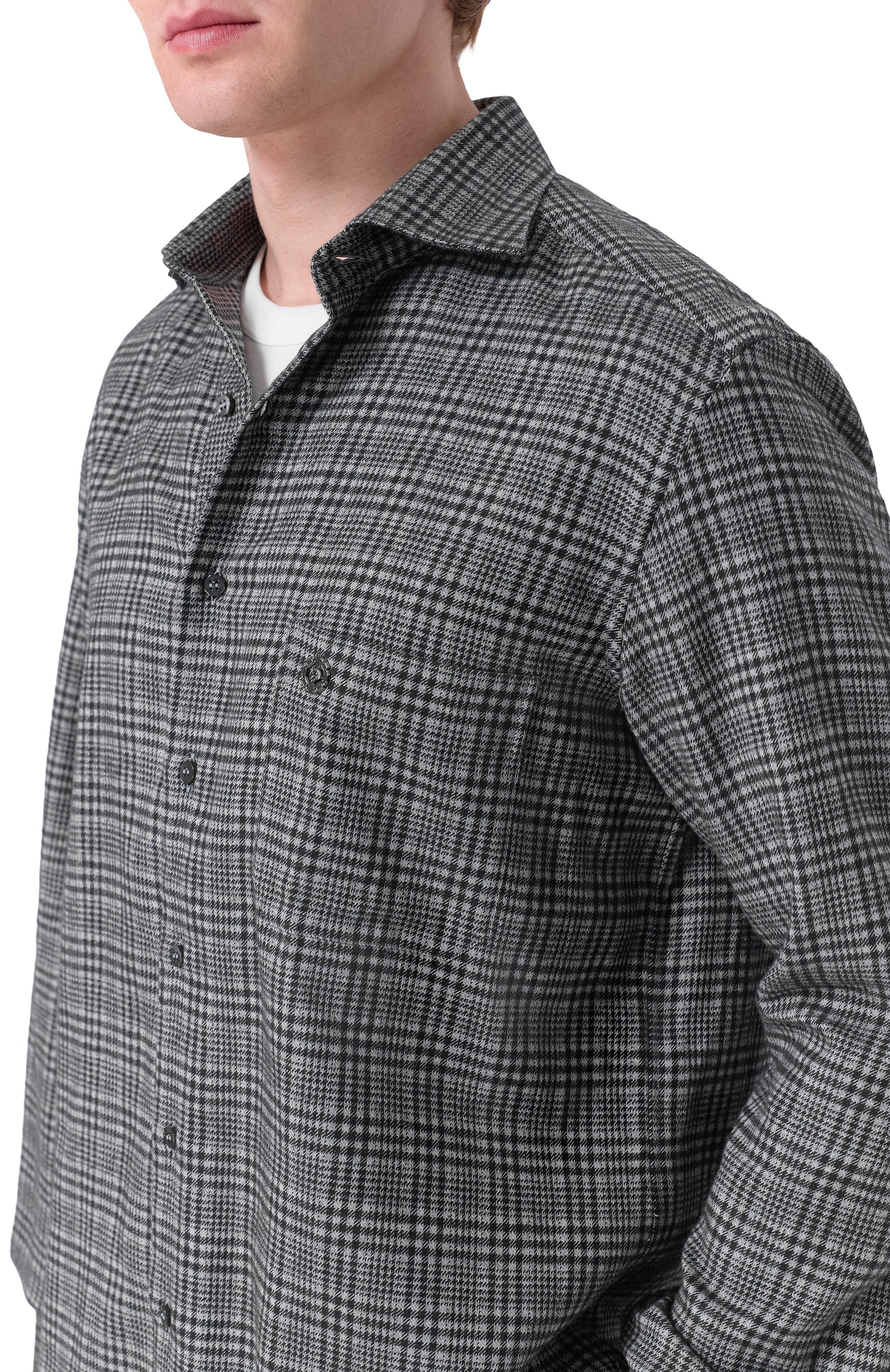 Рубашка из хлопка и кашемира STEFANO RICCI, арт. MC007960/R3064, фото 5