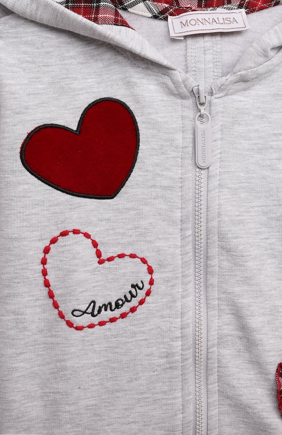 Хлопковая толстовка MONNALISA, арт. 39D804, фото 3