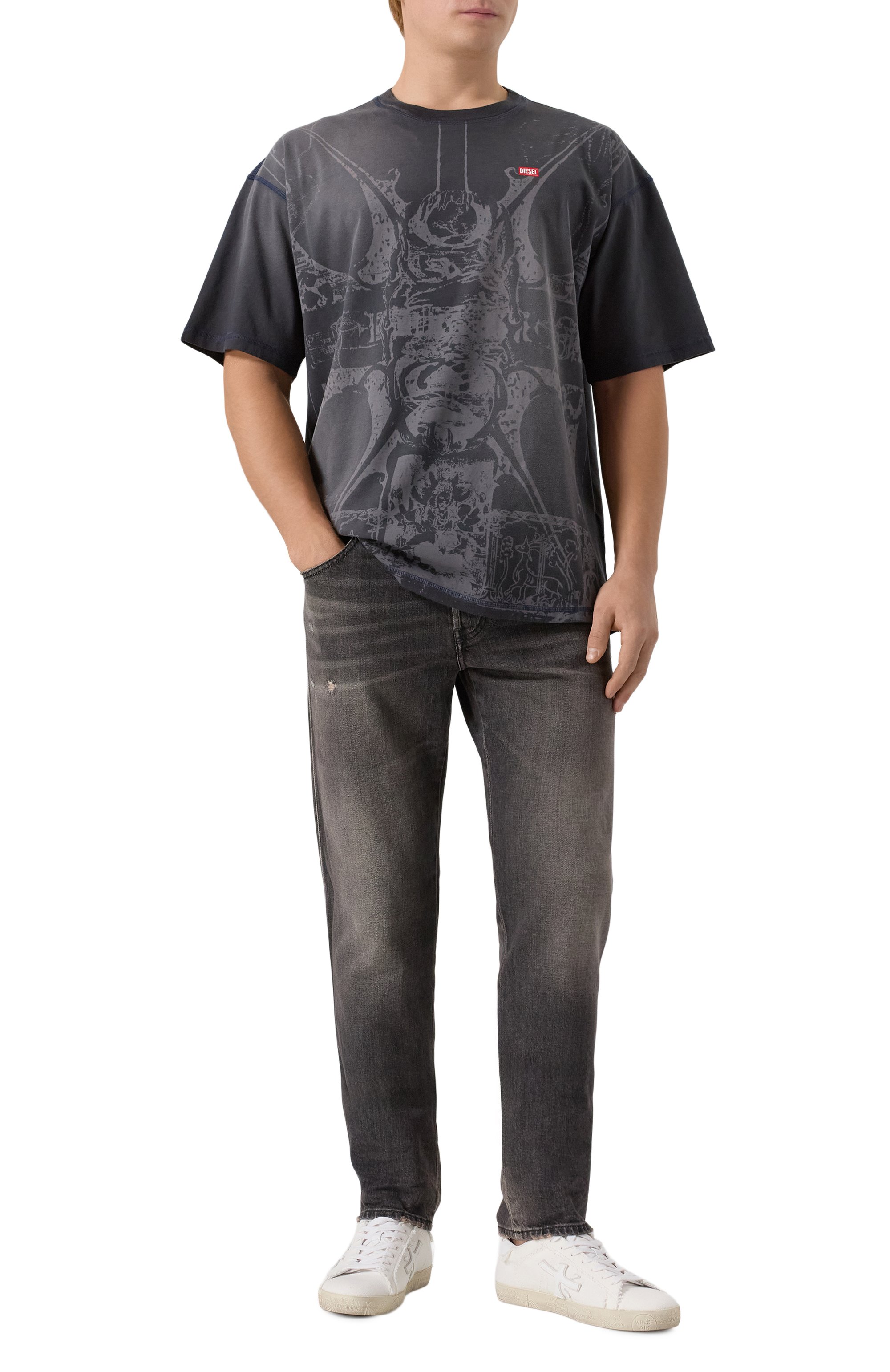 Хлопковая футболка DIESEL, арт. A19314/0KIBW, фото 2