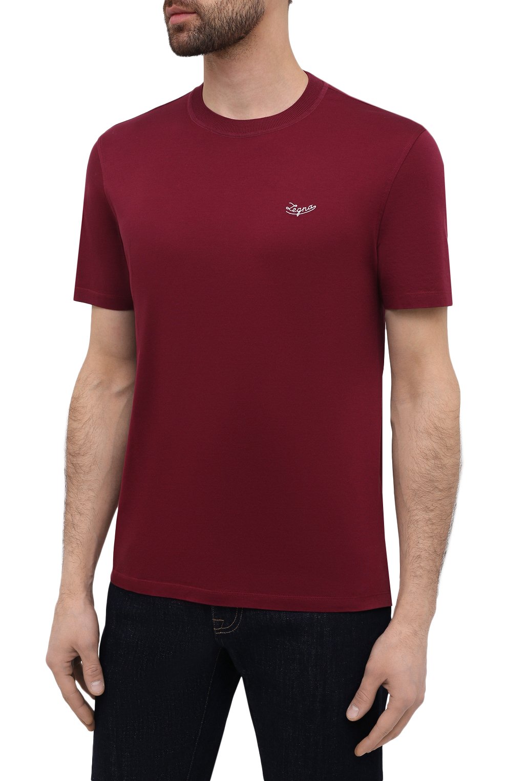 Хлопковая футболка ZEGNA, арт. UW526/707R, фото 3