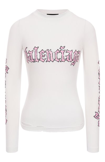 Женская хлопковый лонгслив BALENCIAGA, арт. 826465/TSVW6
