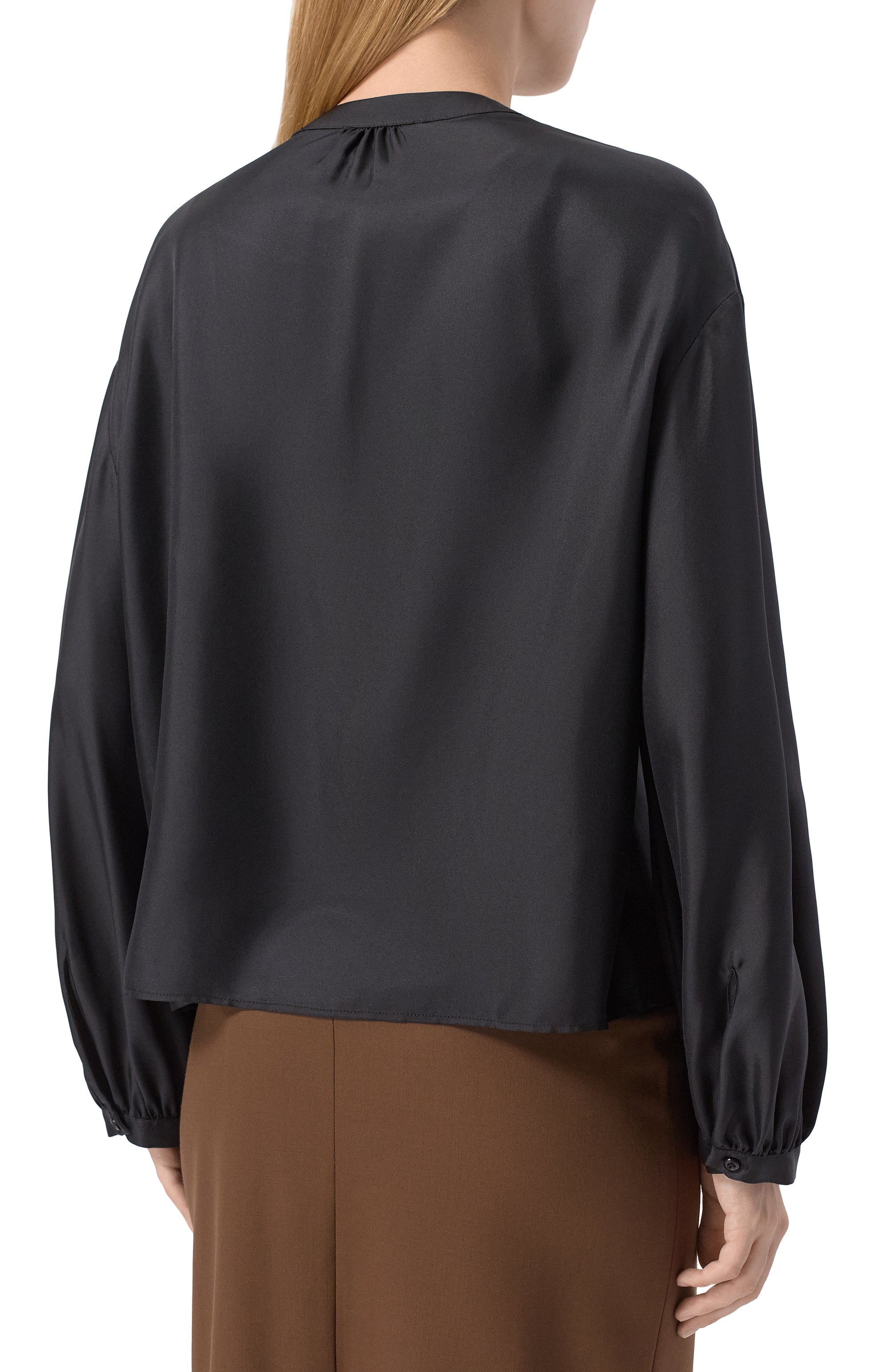 Атласная блузка LOULOU DE SAISON, арт. LEA, фото 4