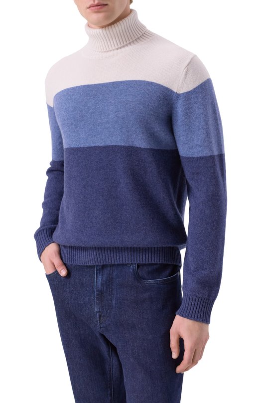 Кашемировый свитер MVST M25.1PM.K019 Синий  M25.1PM.K019 Фото 3