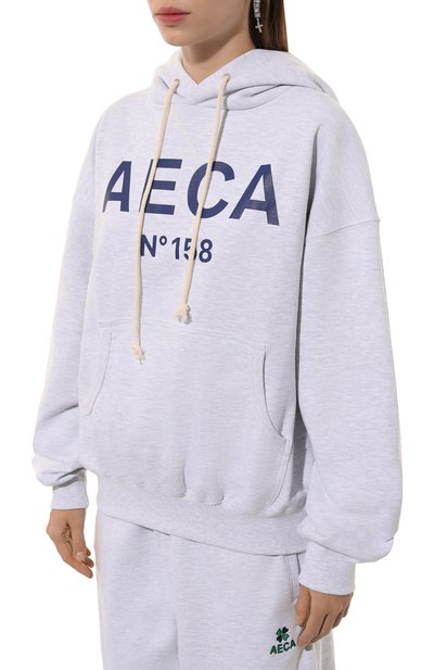 Хлопковое худи AECA WHITE, арт. FWCMFWBDTSPSO003C0, фото 3