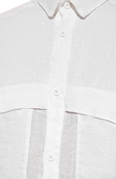 Льняная рубашка TRANSIT, арт. CFUTRQV311, фото 5