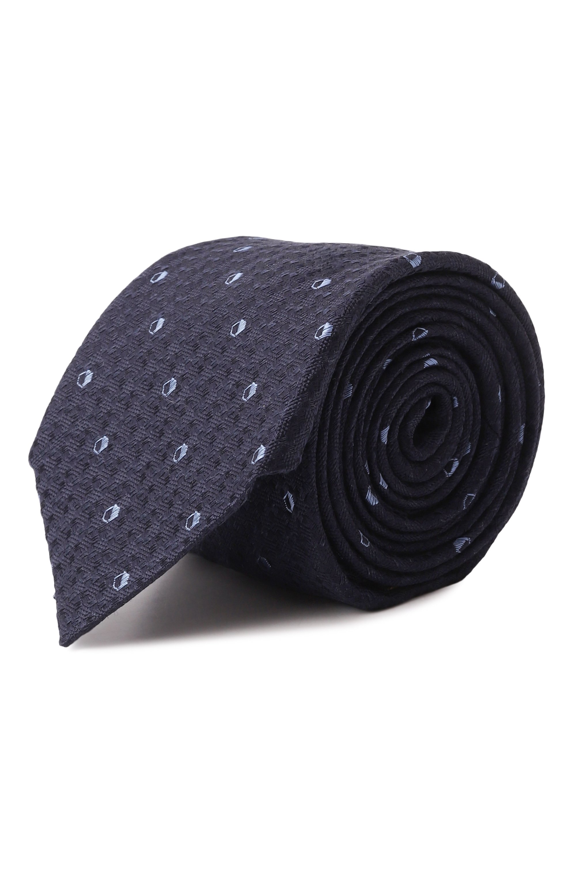 Галстук из шелка и льна CANALI, арт. 18/HJ04278, фото 1