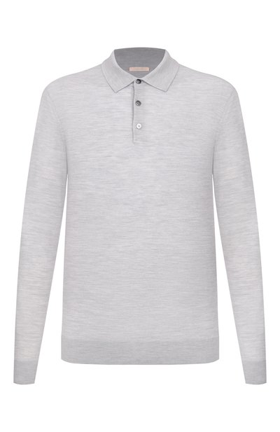 Мужское поло из шерсти и шелка 12 STOREEZ, арт. 136443