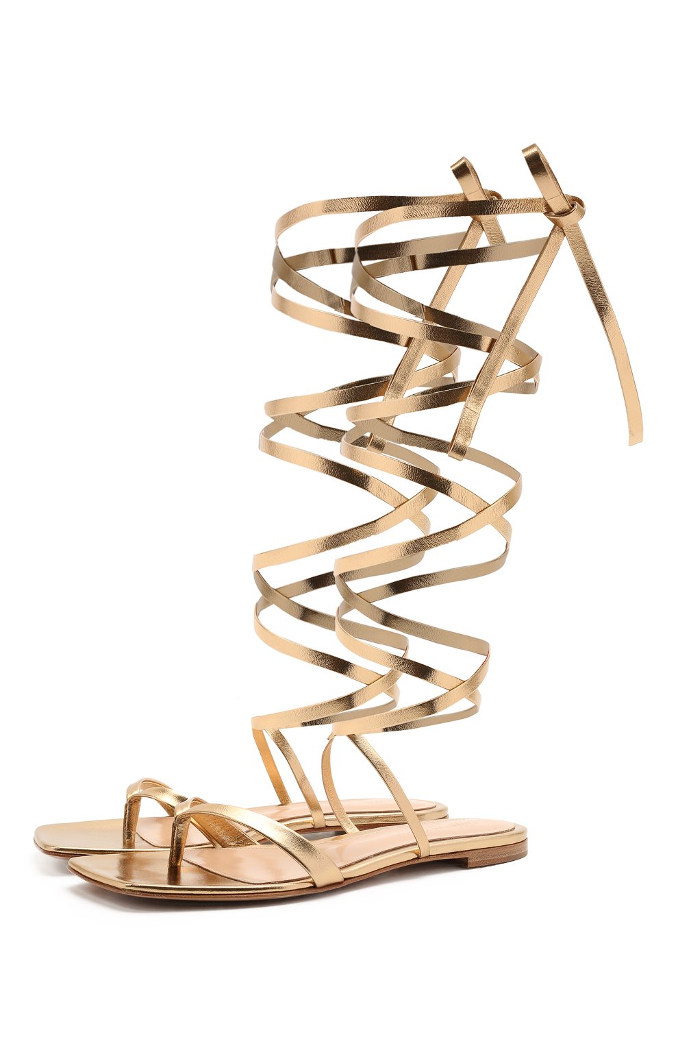 Кожаные сандалии ribbon GIANVITO ROSSI, арт. G32004.05CU0.NPSMEK0, фото 1