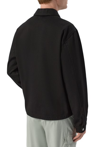 Джинсовая куртка-рубашка STONE ISLAND черного цвета по цене 87500 руб., арт. K2S15Q100027/S00J5, фото 4 Джинсовая куртка-рубашка STONE ISLAND, арт. K2S15Q100027/S00J5, фото 4
