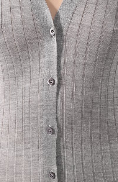 Шелковый кардиган PRADA, арт. P25H32-1WXM-F0031, фото 5