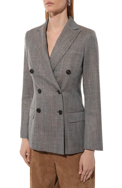 Жакет из кашемира и шерсти KITON, арт. D46523K0912A07, фото 3