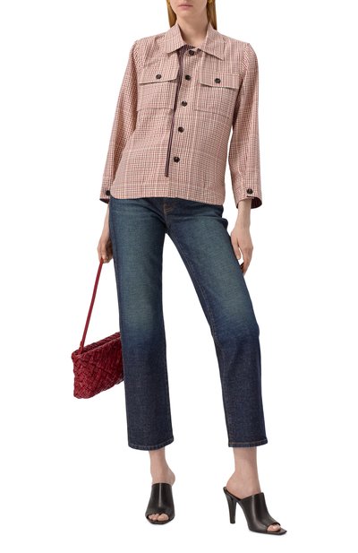 Джинсы KHAITE синего цвета по цене 69950 руб., арт. 1071916010/W916, фото 2 Джинсы KHAITE, арт. 1071916010/W916, фото 2