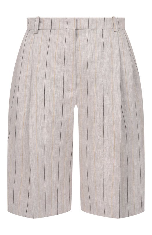 Льняные шорты 12 STOREEZ 137494 Серый 137494