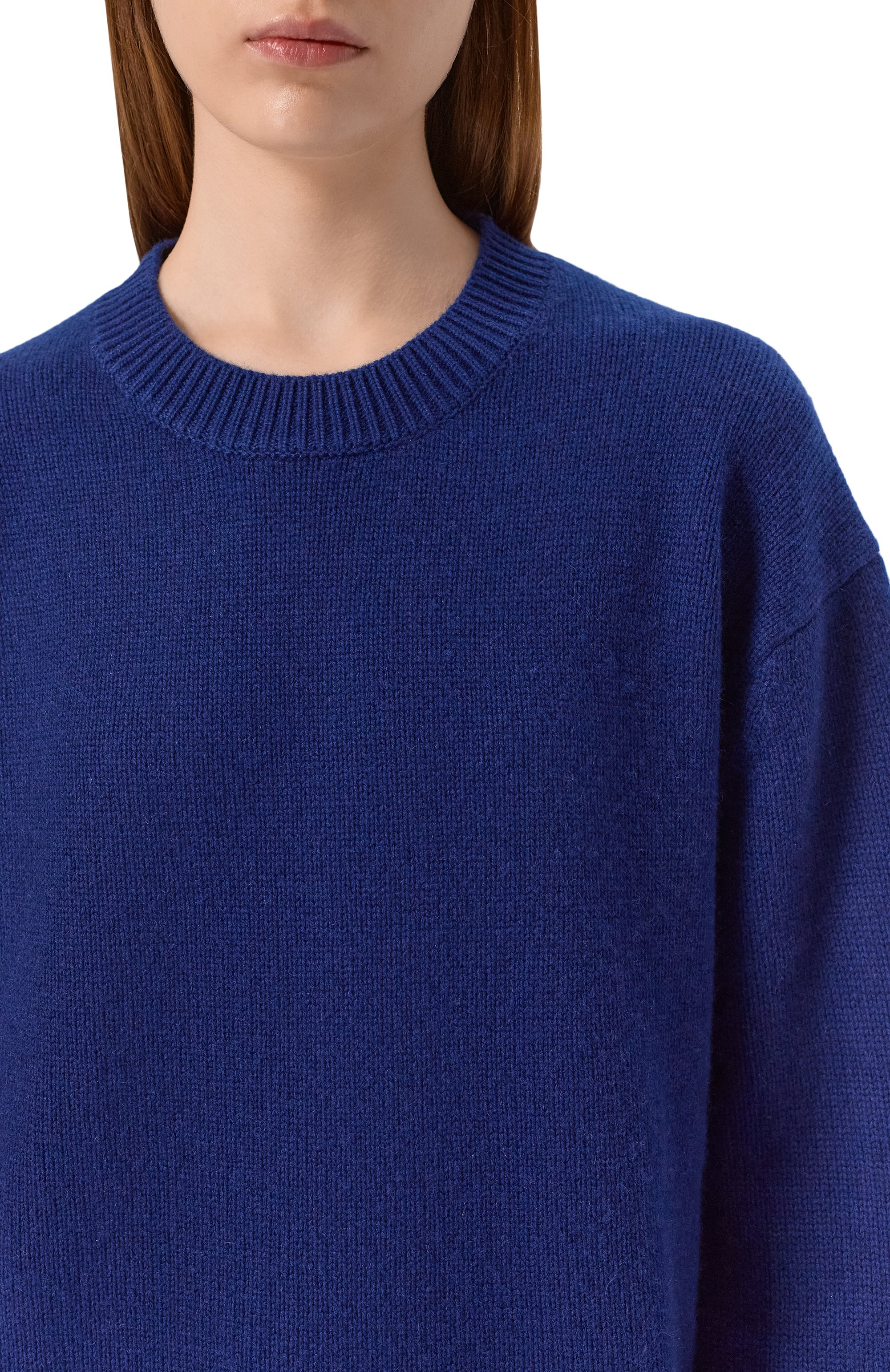 Пуловер из шерсти и кашемира 12 STOREEZ синего цвета по цене 39000 руб., арт. 135736, фото 5 Пуловер из шерсти и кашемира 12 STOREEZ, арт. 135736, фото 5