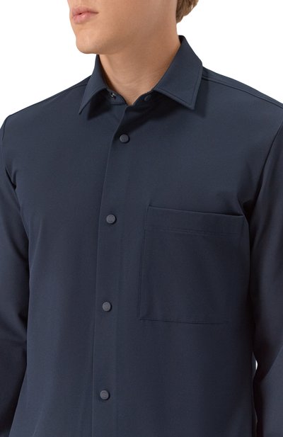 Рубашка BOSS темно-синего цвета по цене 29950 руб., арт. 50545325, фото 5 Рубашка BOSS, арт. 50545325, фото 5