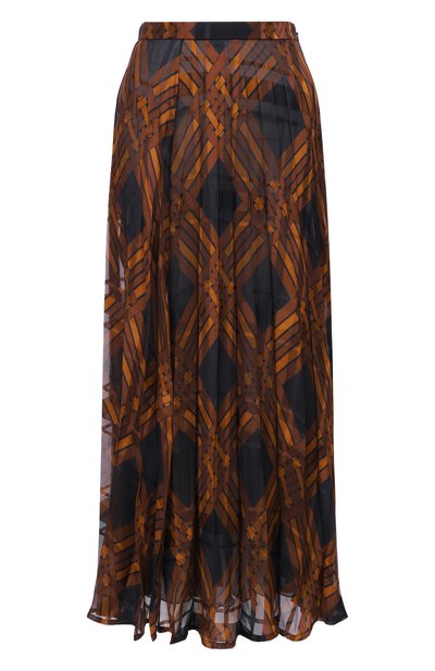 Женская шелковая юбка SAINT LAURENT, арт. 840529/Y4J61