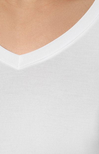 Футболка ZEGNA белого цвета по цене 11550 руб., арт. N2M800100, фото 5 Футболка ZEGNA, арт. N2M800100, фото 5