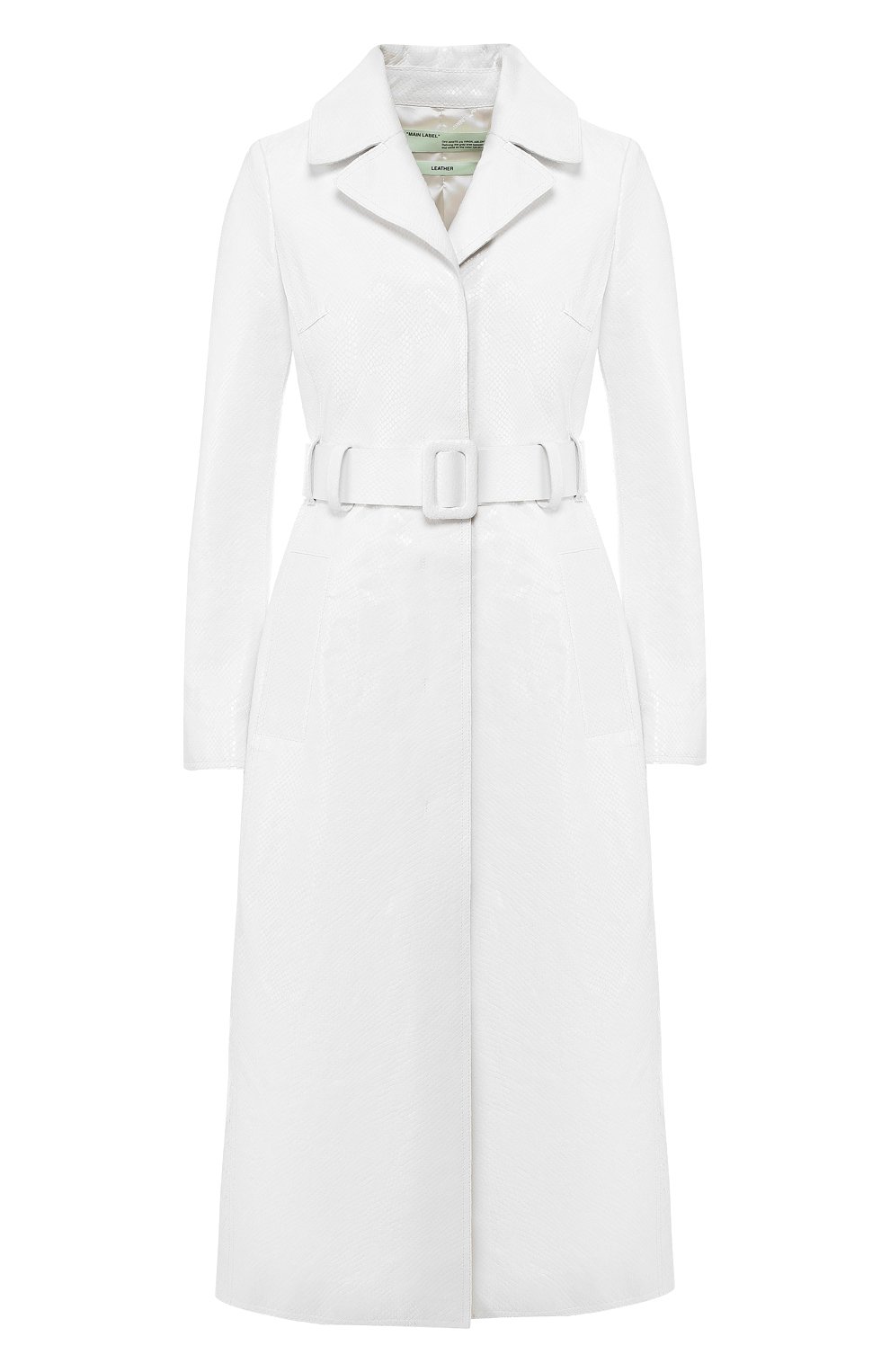 Кожаное пальто OFF-WHITE, арт. 0WJA013S19D630510101, фото 1