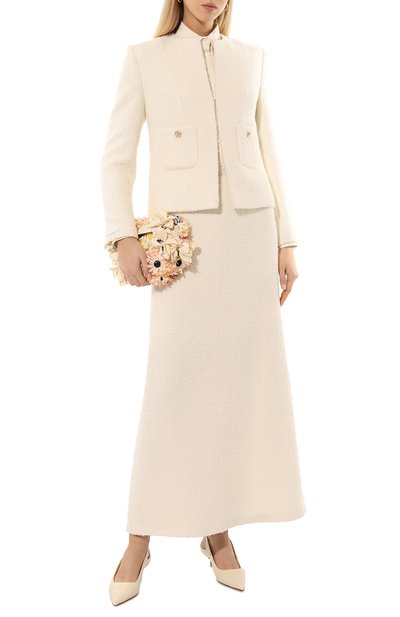 Жакет YVON кремового цвета по цене 59800 руб., арт. 0 141283, фото 2 Жакет YVON, арт. 0 141283, фото 2