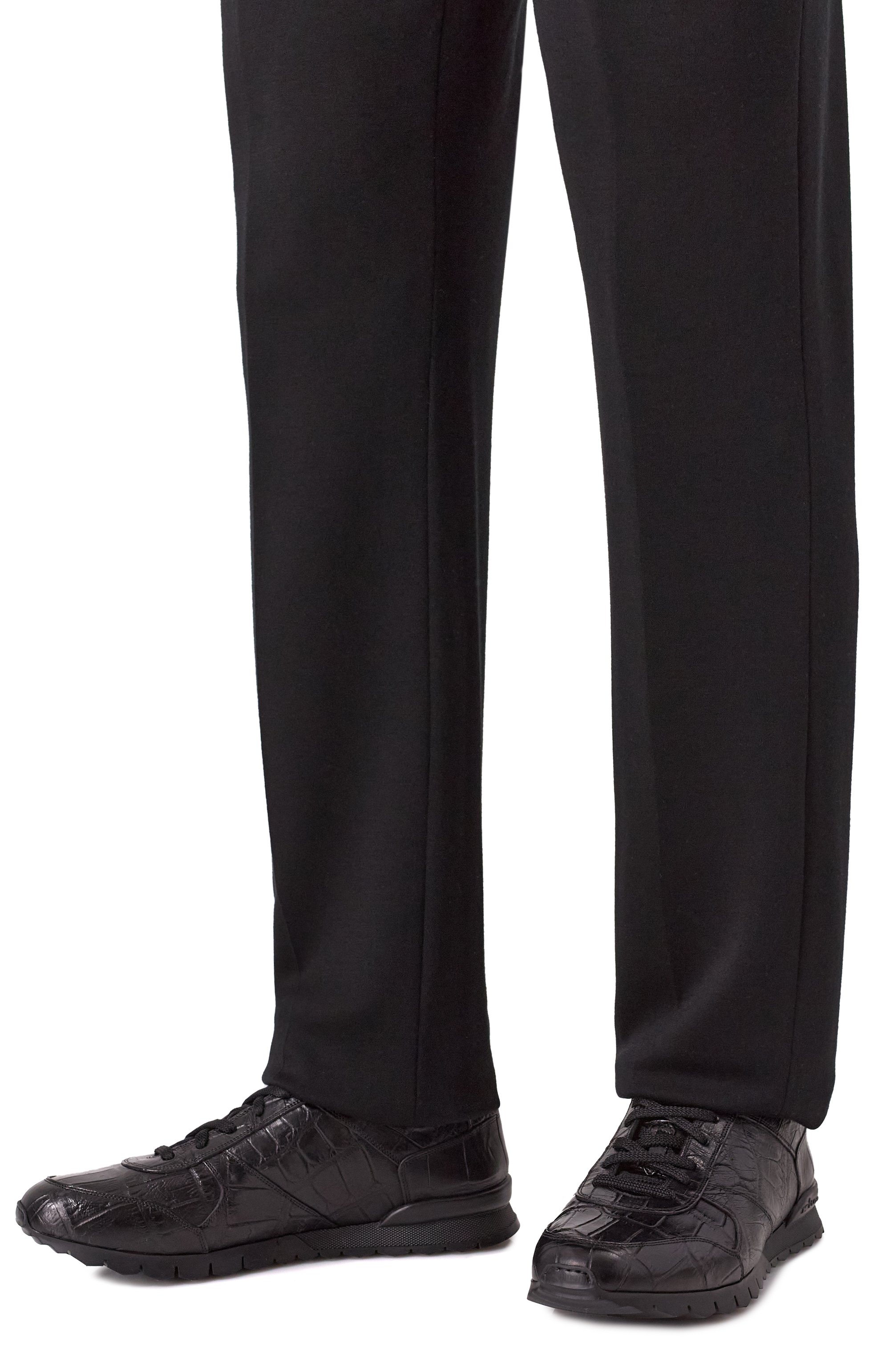 Кроссовки из кожи аллигатора KITON, арт. USSA114N0010209002, фото 3