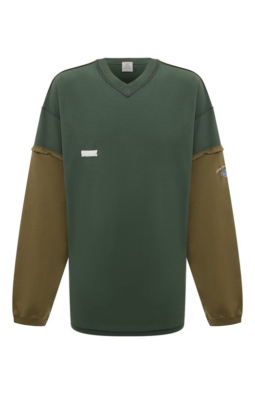 Хлопковый лонгслив VETEMENTS