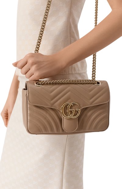 Женская сумка gg marmont medium GUCCI, арт. 443497/AAER0