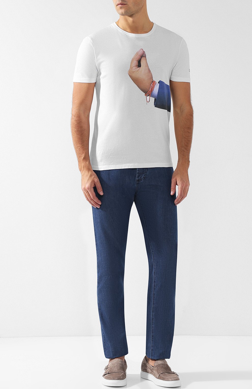 Комплект из четырех хлопковых футболок с принтом ISAIA, арт. SETMG1/TES01, фото 2