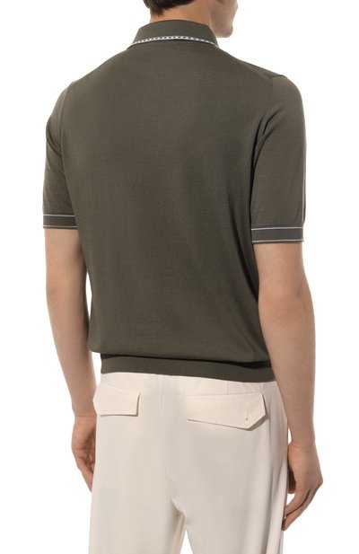 Поло из хлопка и шелка ZILLI, арт. KBP002M0144VMB000, фото 4