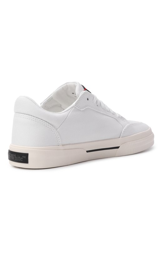 Текстильные кеды New Low Vulcanized Off-White 0WIA288C99FAB002 Белый  0WIA288C99FAB002 Фото 5