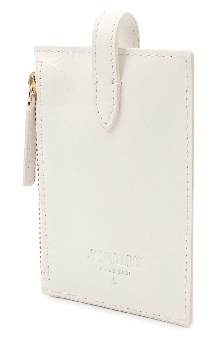 Женский пояс JACQUEMUS белого цвета, арт. 203AC29/300110 | Фото 3 (Кросс-КТ: Широкие; Материал: Натуральная кожа; Нос: Не проставлено)