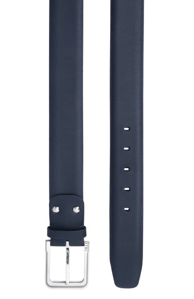 Кожаный ремень ZILLI темно-синего цвета по цене 111500 руб., арт. B12040M1015VPALRU, фото 3 Кожаный ремень ZILLI, арт. B12040M1015VPALRU, фото 3