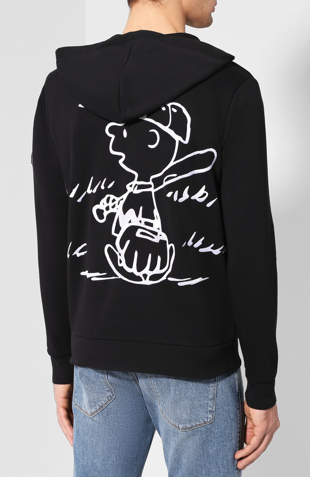 Хлопковая толстовка ICEBERG черного цвета по цене 22950 руб., арт. 19E I1P0/E070/6302, фото 4 Хлопковая толстовка ICEBERG, арт. 19E I1P0/E070/6302, фото 4