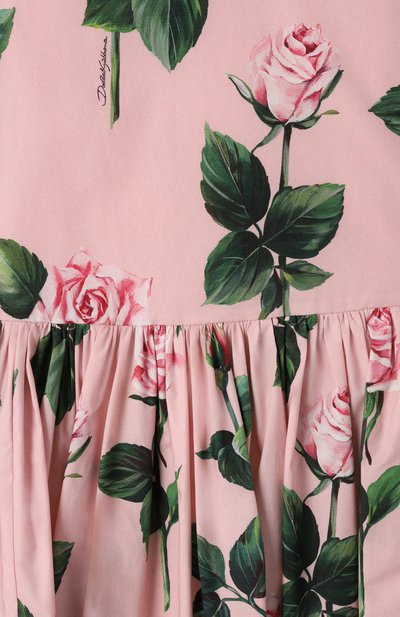 Хлопковое платье DOLCE & GABBANA, арт. L53DH9/HS5S7/8-14, фото 3