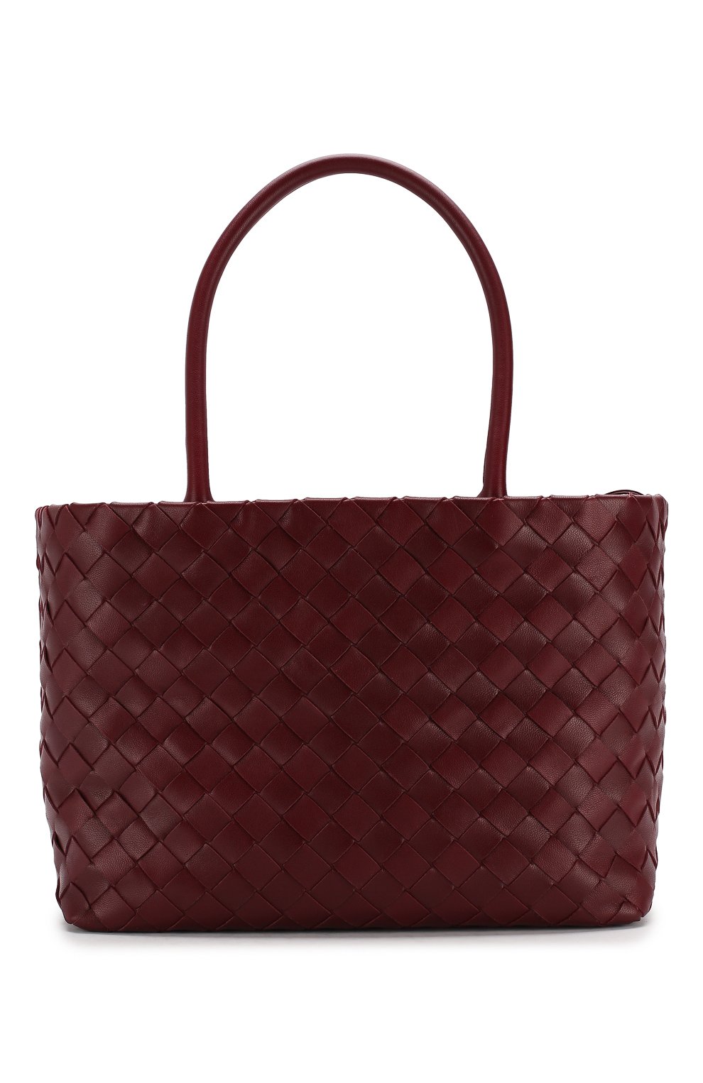 Сумка-тоут BOTTEGA VENETA бордового цвета по цене 211500 руб., арт. 600887/VCPP1, фото 1 Сумка-тоут BOTTEGA VENETA, арт. 600887/VCPP1, фото 1