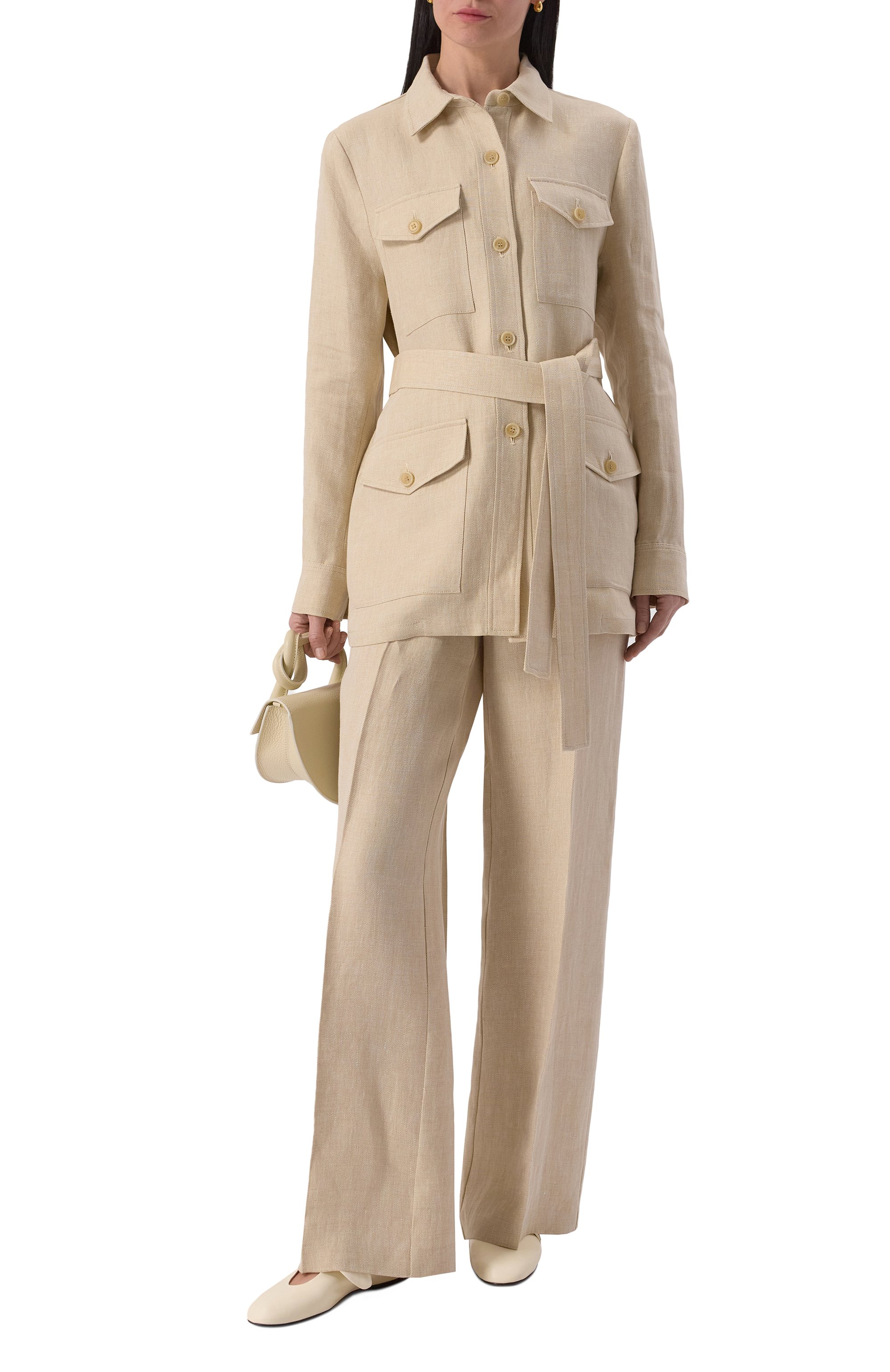 Льняной жакет P.A.R.O.S.H., арт. D430377, фото 2