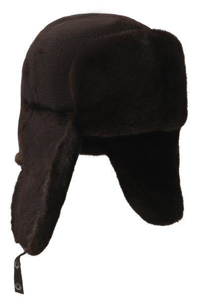 Мужская меховая шапка-ушанка из норки VICTORIA KUSENKOVA, арт. 330210204158