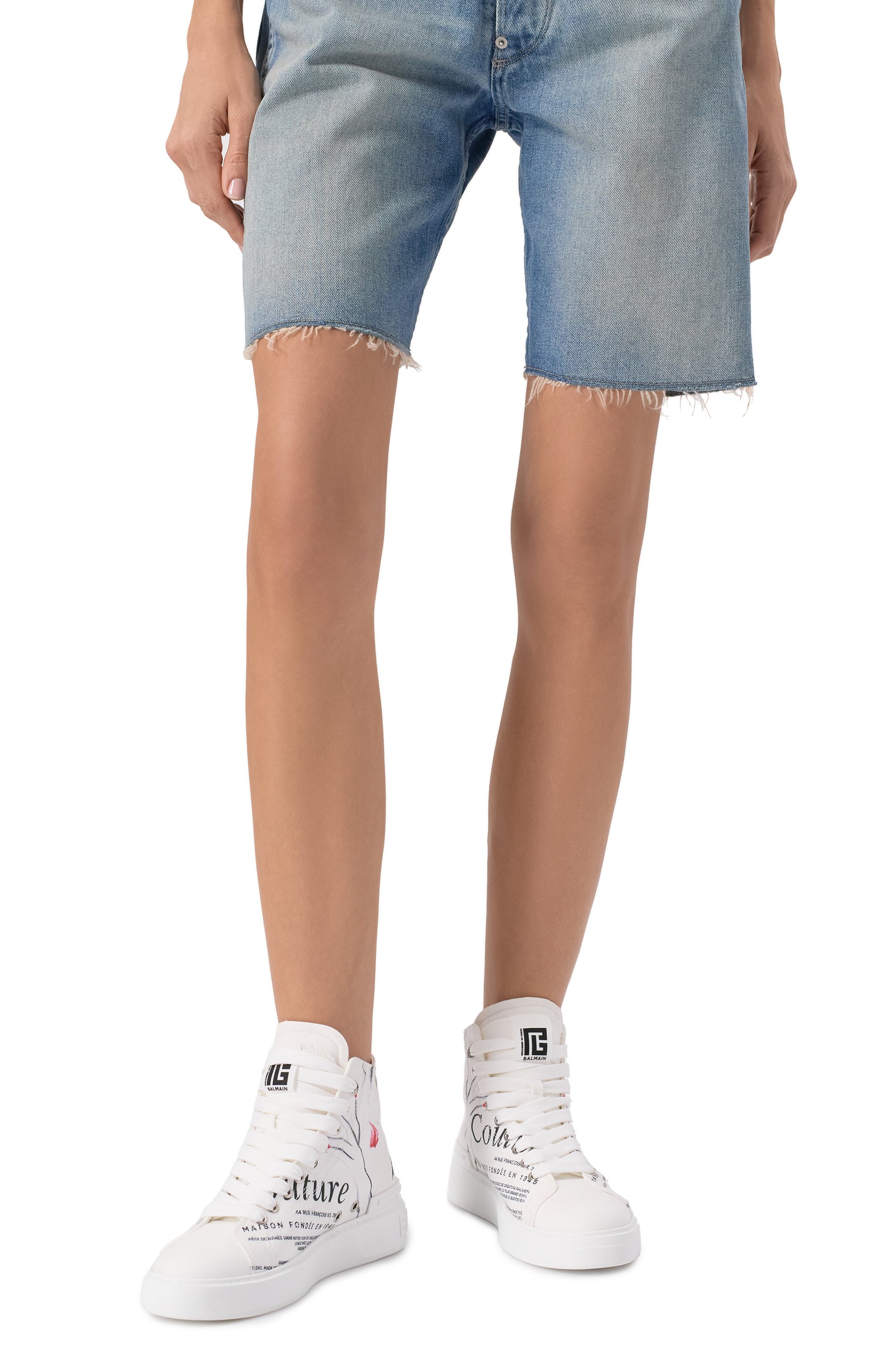 Текстильные кеды b-court BALMAIN, арт. EN0VG744/TVPC, фото 3