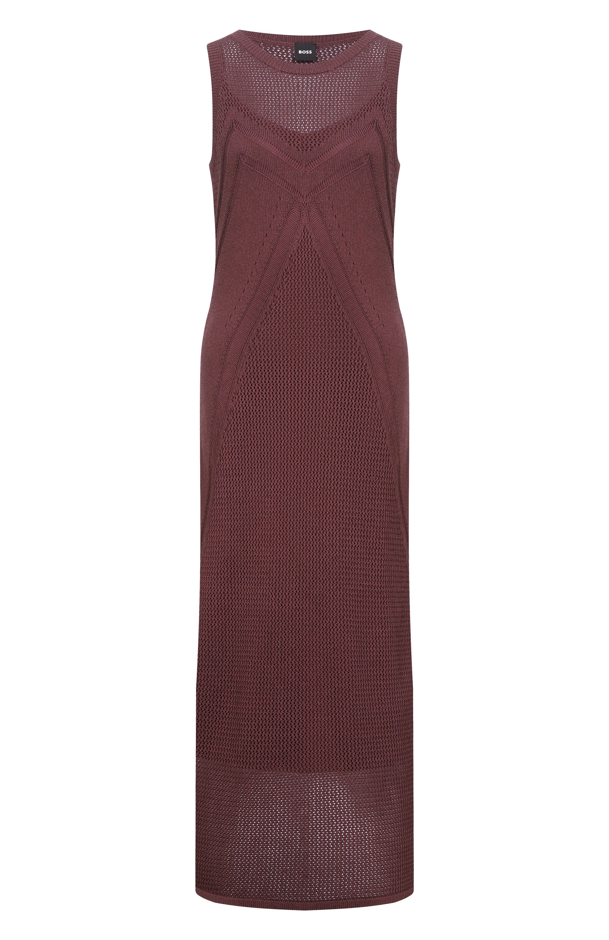 Платье из вискозы и хлопка BOSS, арт. 50557603, фото 1