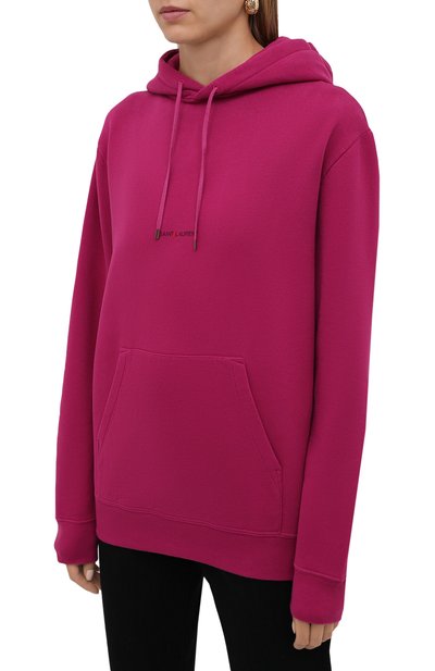 Хлопковое худи SAINT LAURENT, арт. 666164/YBQZ2, фото 3