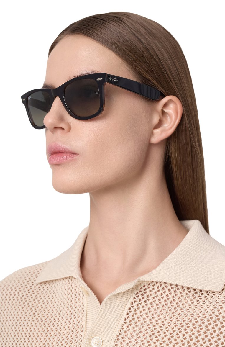 Мужские солнцезащитные очки RAY-BAN черного цвета, арт. 2140-127771 | Фото 3 (Тип очков: С/з; Региональные ограничения белый список (Axapta Mercury): RU, Не проставлено; Нос: Не проставлено; Кросс-КТ: С/з-мужское; Материал: Пластик; Оптика Гендер: оптика-мужское)
