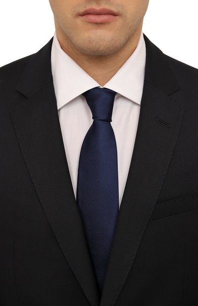 Шелковый галстук LUIGI BORRELLI, арт. CR1432, фото 2