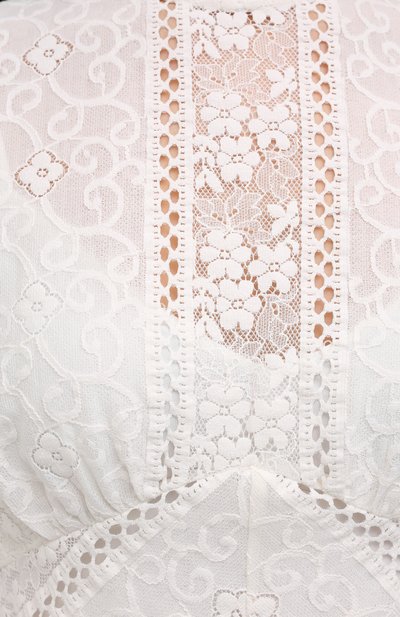 Платье ZIMMERMANN белого цвета по цене 82400 руб., арт. 9299DBRG, фото 5 Платье ZIMMERMANN, арт. 9299DBRG, фото 5