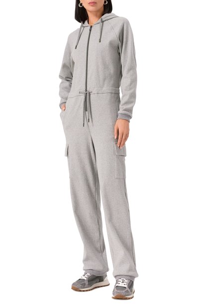 Хлопковый комбинезон MVST светло-серого цвета по цене 190500 руб., арт. 17W049/CT00, фото 3 Хлопковый комбинезон MVST, арт. 17W049/CT00, фото 3