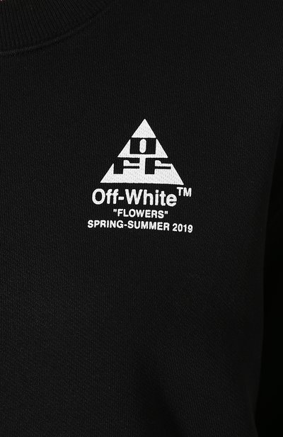 Хлопковое платье OFF-WHITE, арт. 0WDB098R190030431001, фото 5